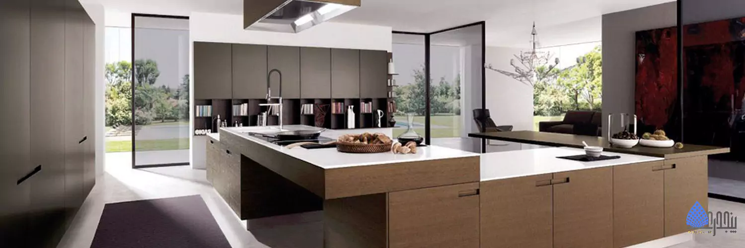 panjdarii ir Modern island kitchen cabinet 11